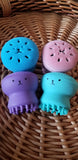 Bear Face silicone scrubbies