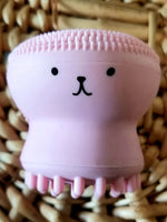 Bear Face silicone scrubbies