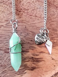 Healing Crystal Point pendulums