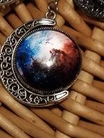Galaxy pendulum keychains