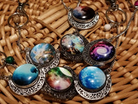 Galaxy pendulum keychains