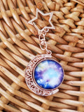 Galaxy pendulum keychains