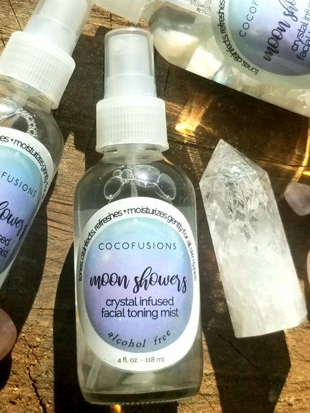 Moon Showers crystal toning mist