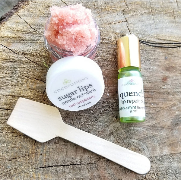 Lip Service scrub & oil set