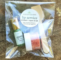 Lip Service scrub & oil set
